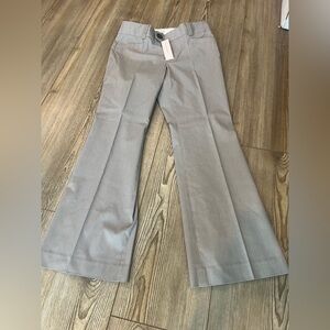 Banana Republic Gray Pinstripe Trouser Pants